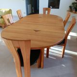Dining table SELTZ Fagus and chairs