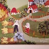 Naif art painting