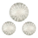 Set of Geometric Glass Ceiling Light & 2 Wall Lights from Limburg, 1970s