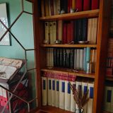 Large glazed bookcase classic English style mahogany