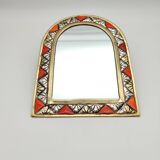 Set of 3 copper mirror wall decoration