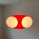 Lampe pendentif UFO œil de bug orange/blanc – Massive