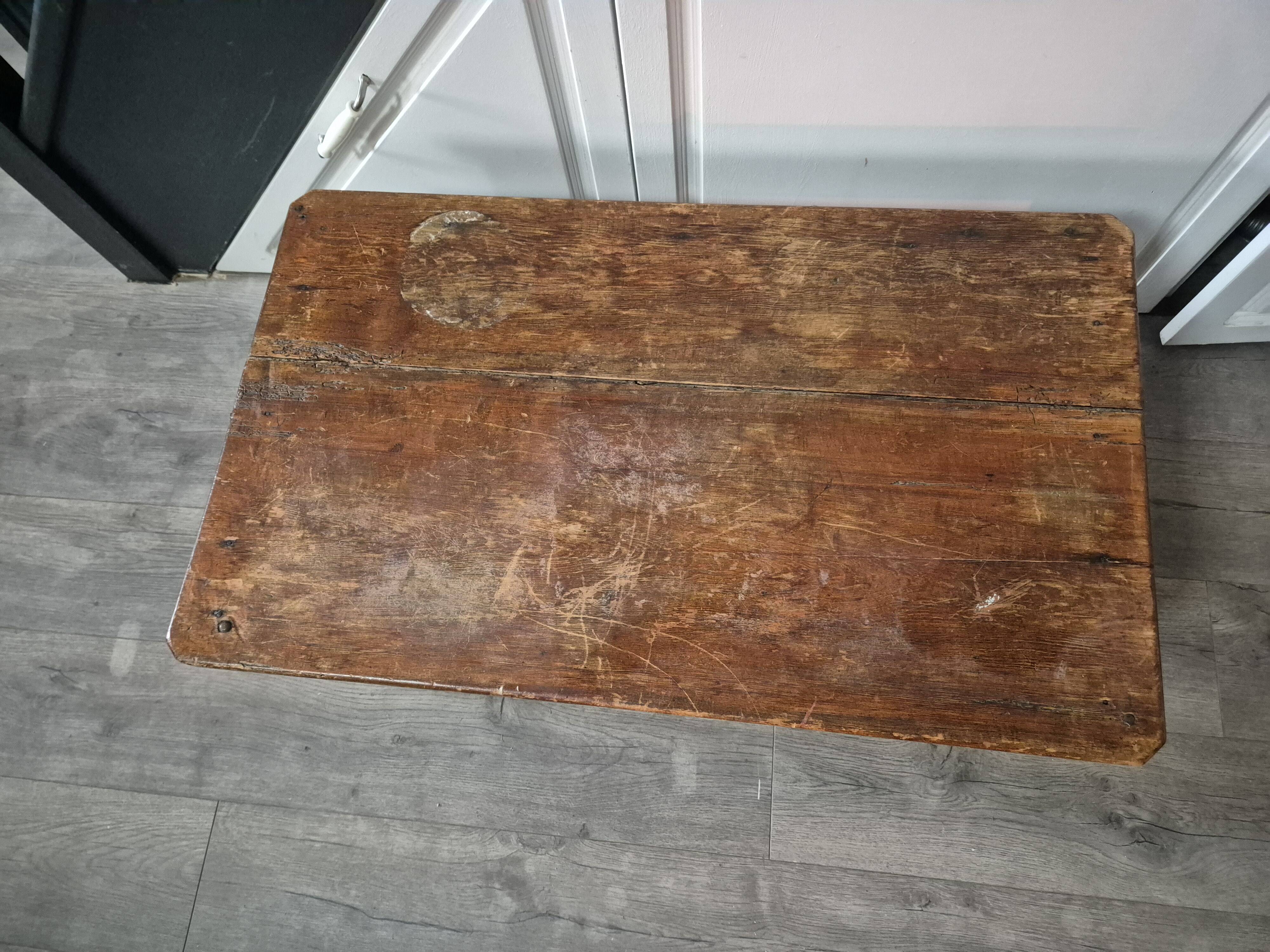 vintage wooden coffee table