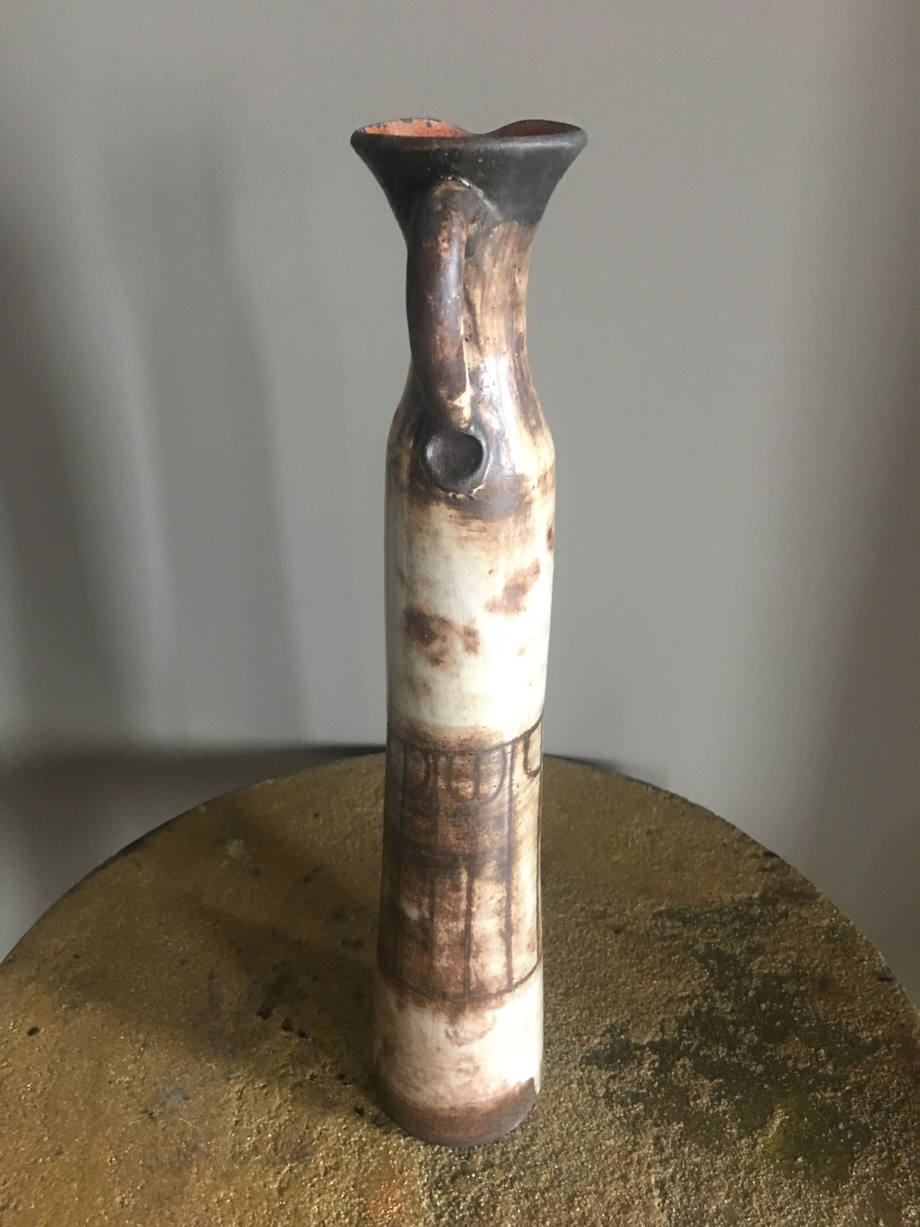 Wooden Jacques ceramic vase