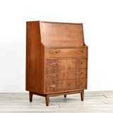 Vintage Midcentury 'Jentique' Danish Style Teak Bureau / Cabinet