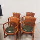 4 fauteuils modèle "Barrel" de Franck Wright pour Cassina