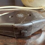 Stoneware lamp (base) signed Joël Courjault for Keraluc – floral decoration