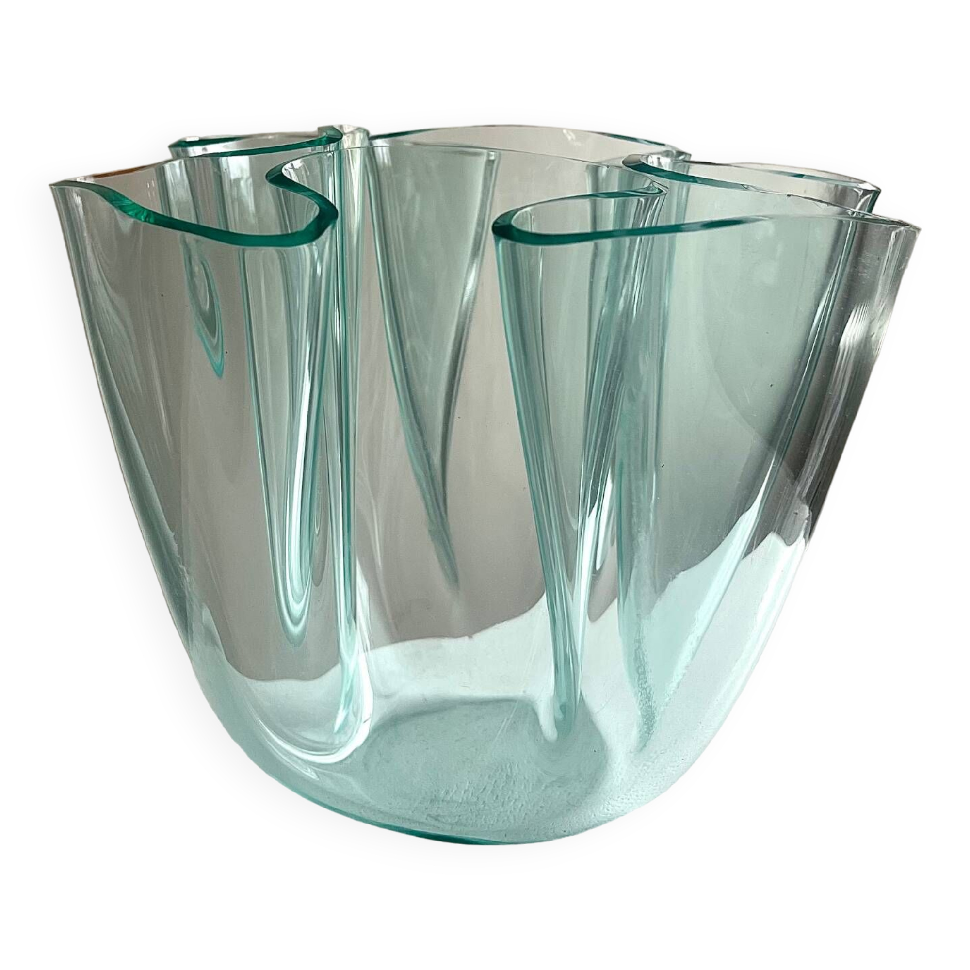 Plexi handkerchief vase 1980