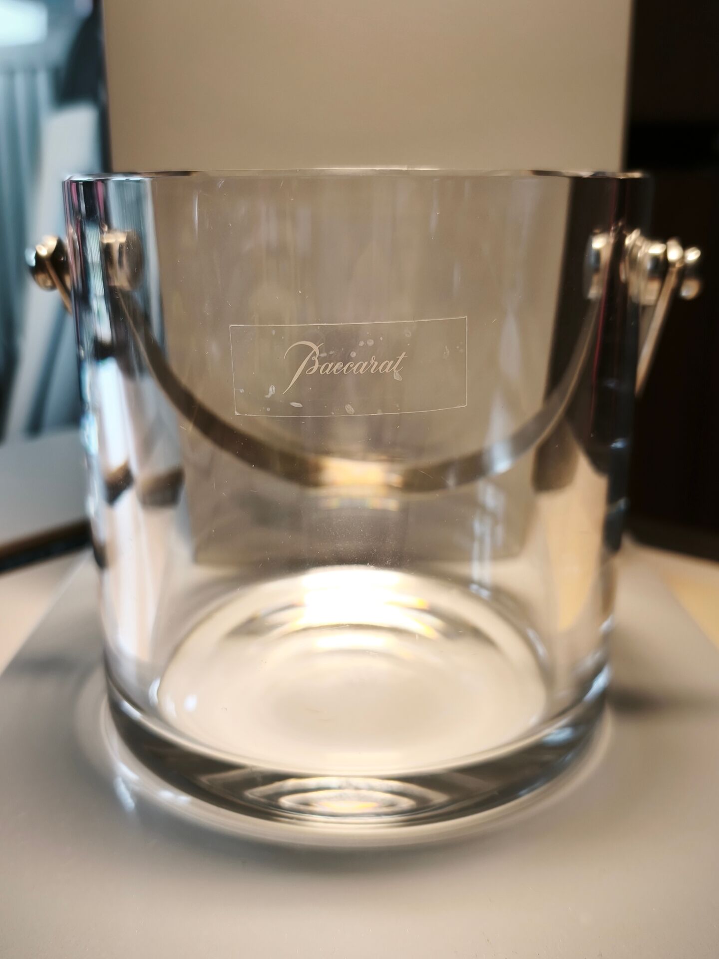 Baccarat ice bucket