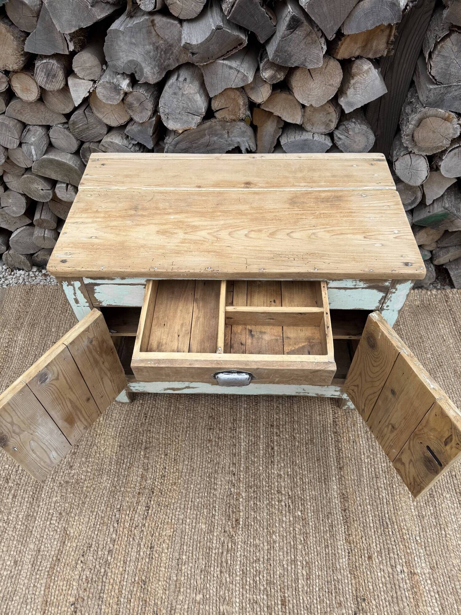 Meuble rangement vintage/ Meuble métier