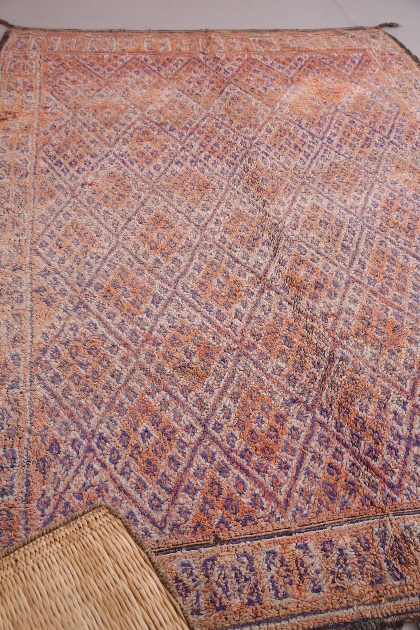 Vintage Beni Mguild Rug 201 x 301 cm - Berber Wool Rug - Handmade Boho Rug
