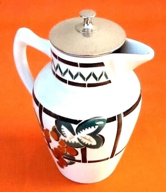 Art Deco 1930s Teapot / Tea Maker with Metal Infuser