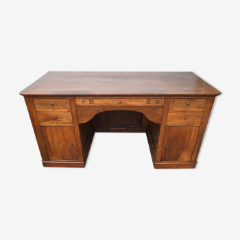 Louis Philippe desk in solid walnut