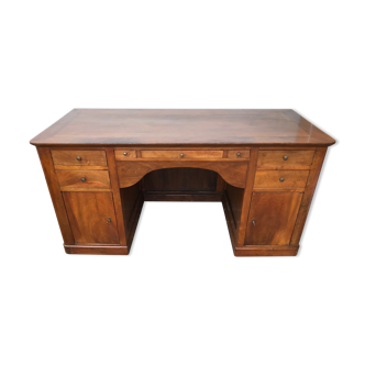 Louis Philippe desk in solid walnut