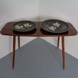 Vintage 717 Ceramic Plates with Fish from Ruscha, 1970s, Set of 2