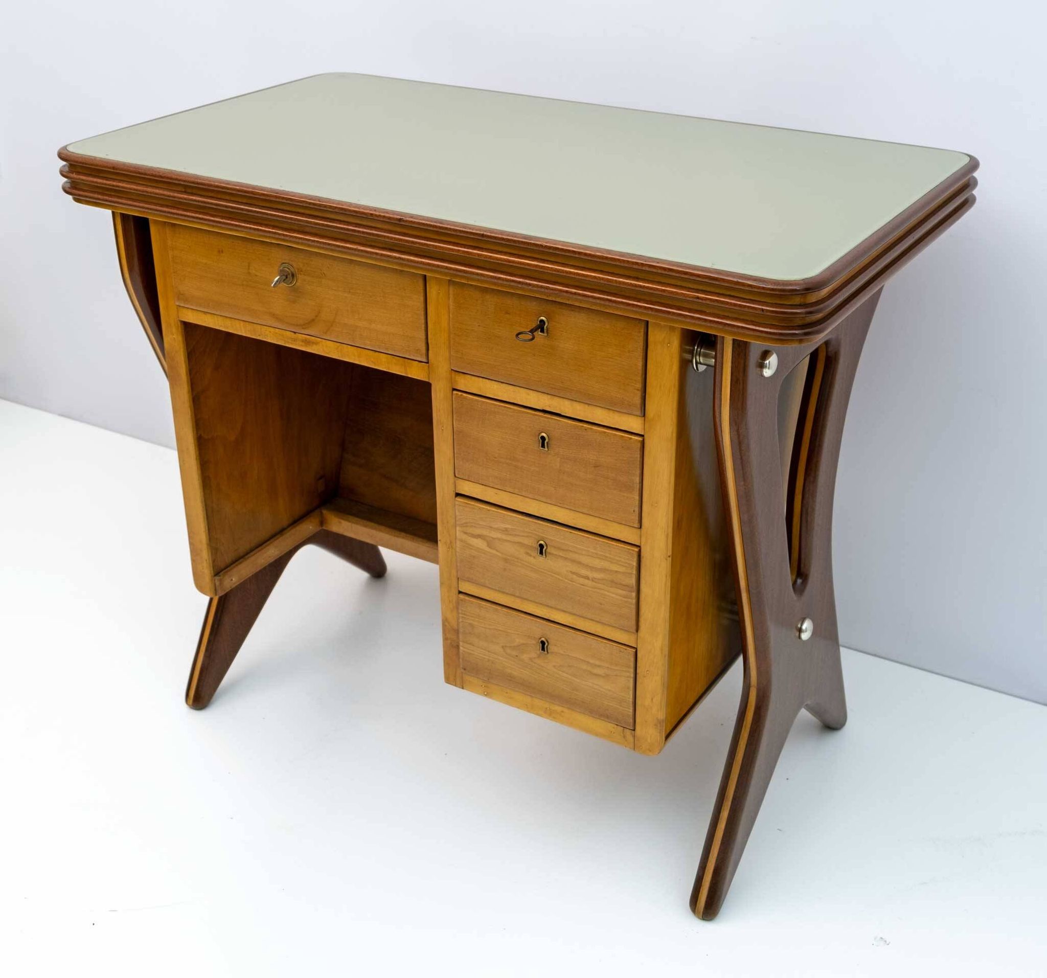 Mid-Century Modern Italian Shop Counter Cash Desk, 1950s