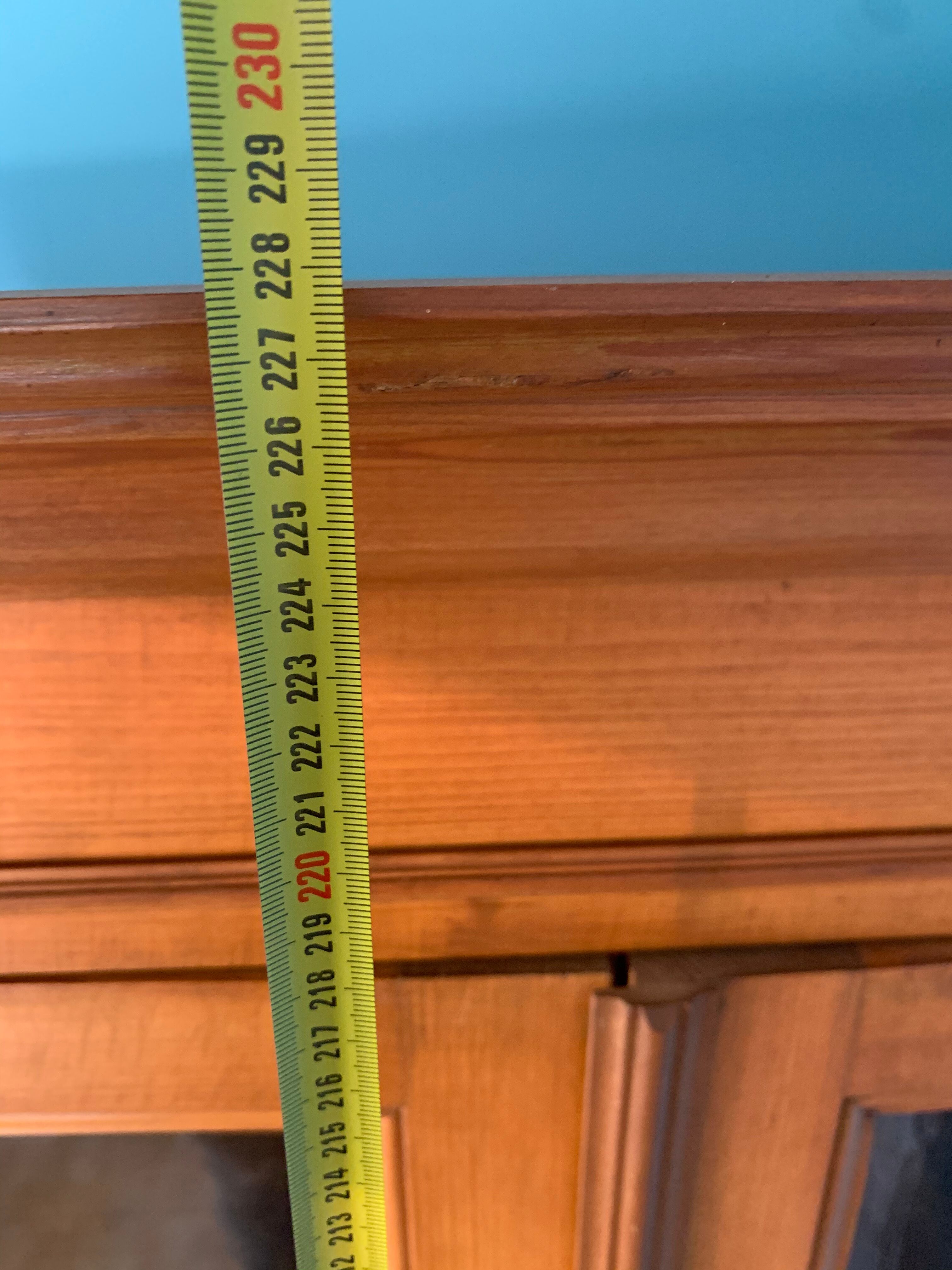 Natural wood sideboard