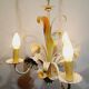 3-light flower chandelier