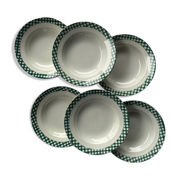 Assiettes Sarreguemines Digoin