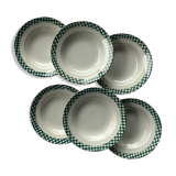 Assiettes Sarreguemines Digoin