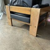 Set of 3-seater, 2-seater and 1-armchair sofas, Knoll Bastiano model,