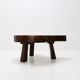 Solid tree trunk coffee table ca.1950