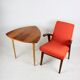 Vintage armchair 300-123, design by M. Puchała, orange - available 2 pieces