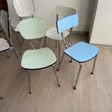 11 vintage Formica chairs