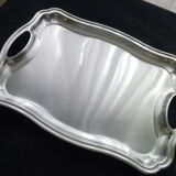 Stainless steel serving tray 30.5 x 43.5 cm