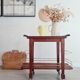 Desserte Art déco bois et laiton - petit modèle