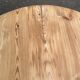 Round stripped solid pine kitchen table 98cm