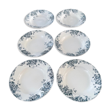 Assiettes creuses anciennes Terre de Fer.