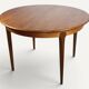 Scandinavian extendable dining table in teak - 1960s