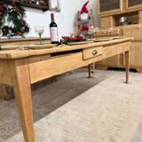 table de ferme Ancienne 2 tiroirs