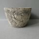 Red enamelled sandstone cup, Francis Triay, 50/60