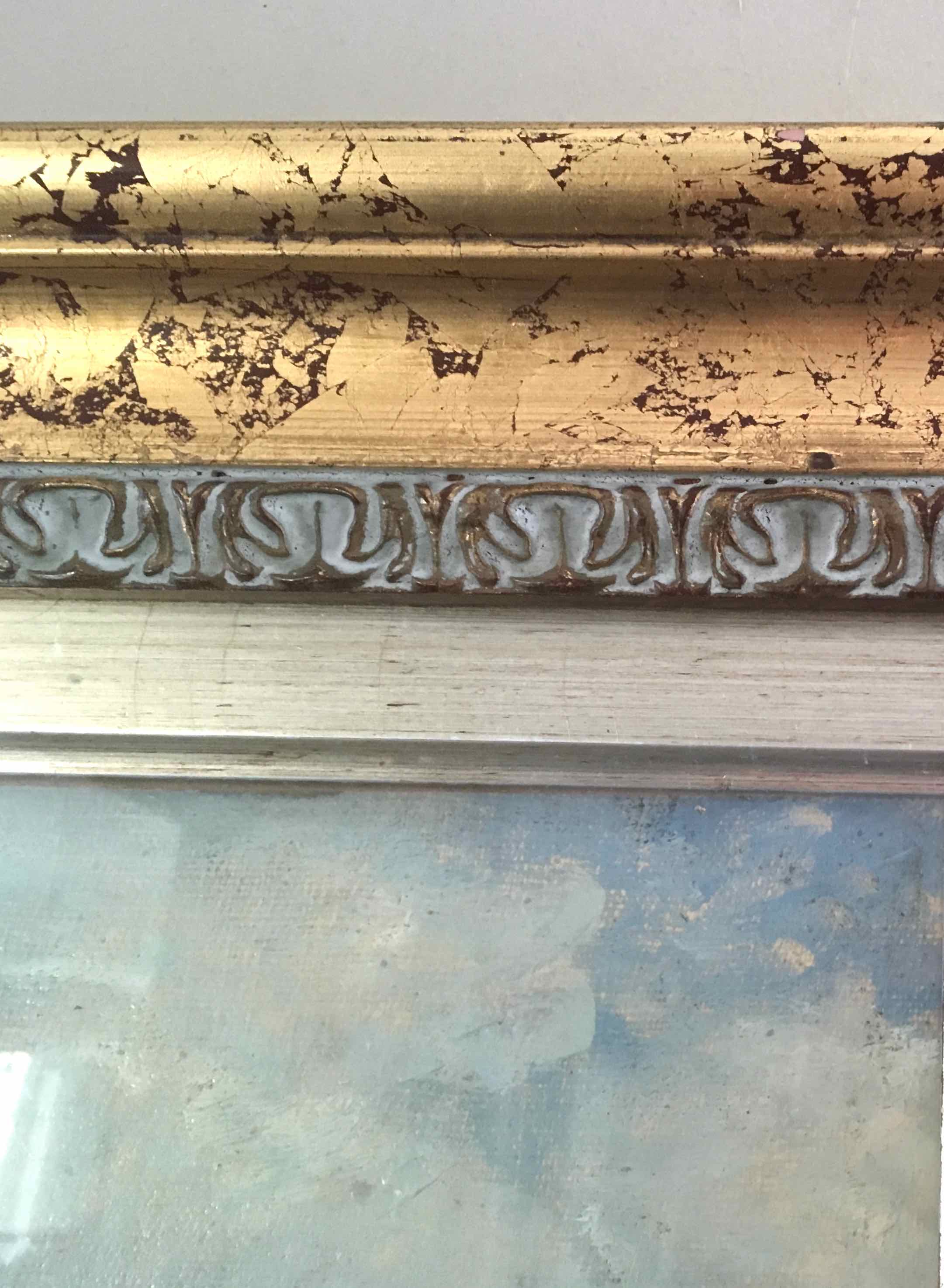 Oil painting on canvas cherry blossoms