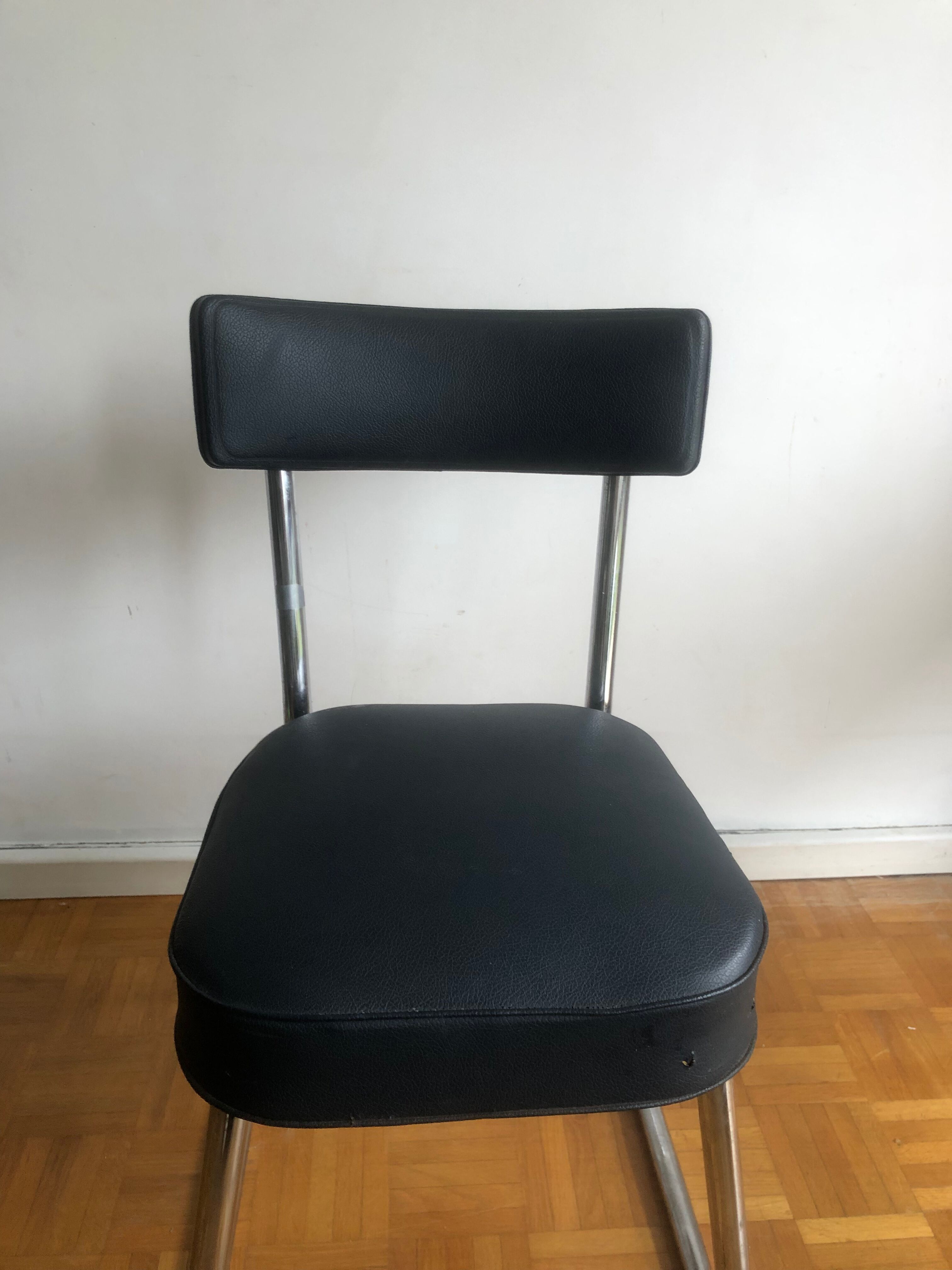 Industrial office chair barrel 1960