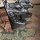 Pair of eagle bookends in patinated bronze – Art Deco style