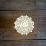 Glass "diamonds" globe lamp