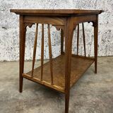 Double-tray serving table