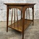 Double-tray serving table