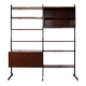 Cabinet mural autonome en palissandre modulable des années 60