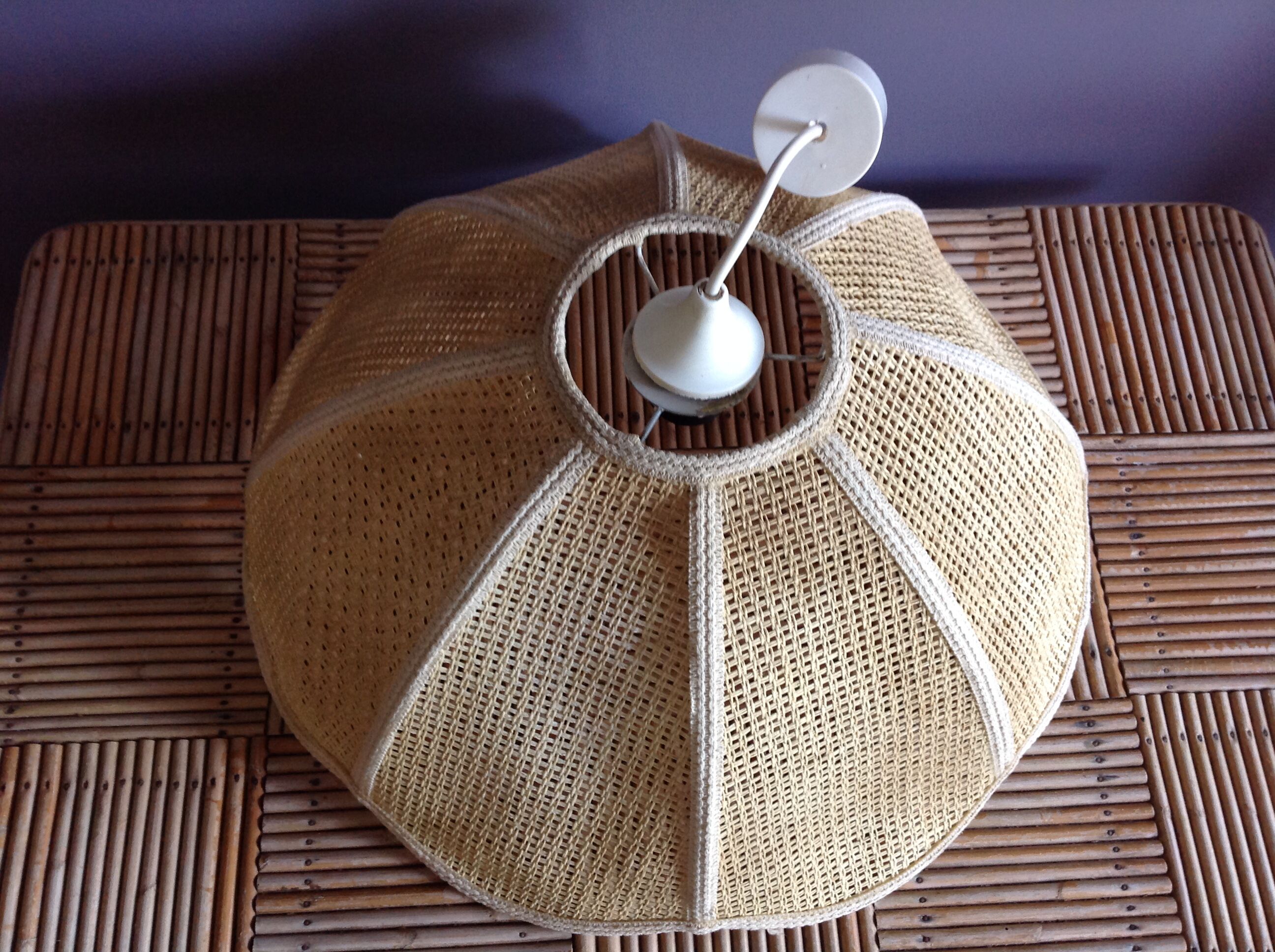Suspension fleur vintage