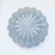 Large Frosted Flower Glass Sconce Wall Lamp from MCM, 1960s