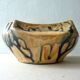 Void signed pocket méténier, enamelled stoneware, period art deco