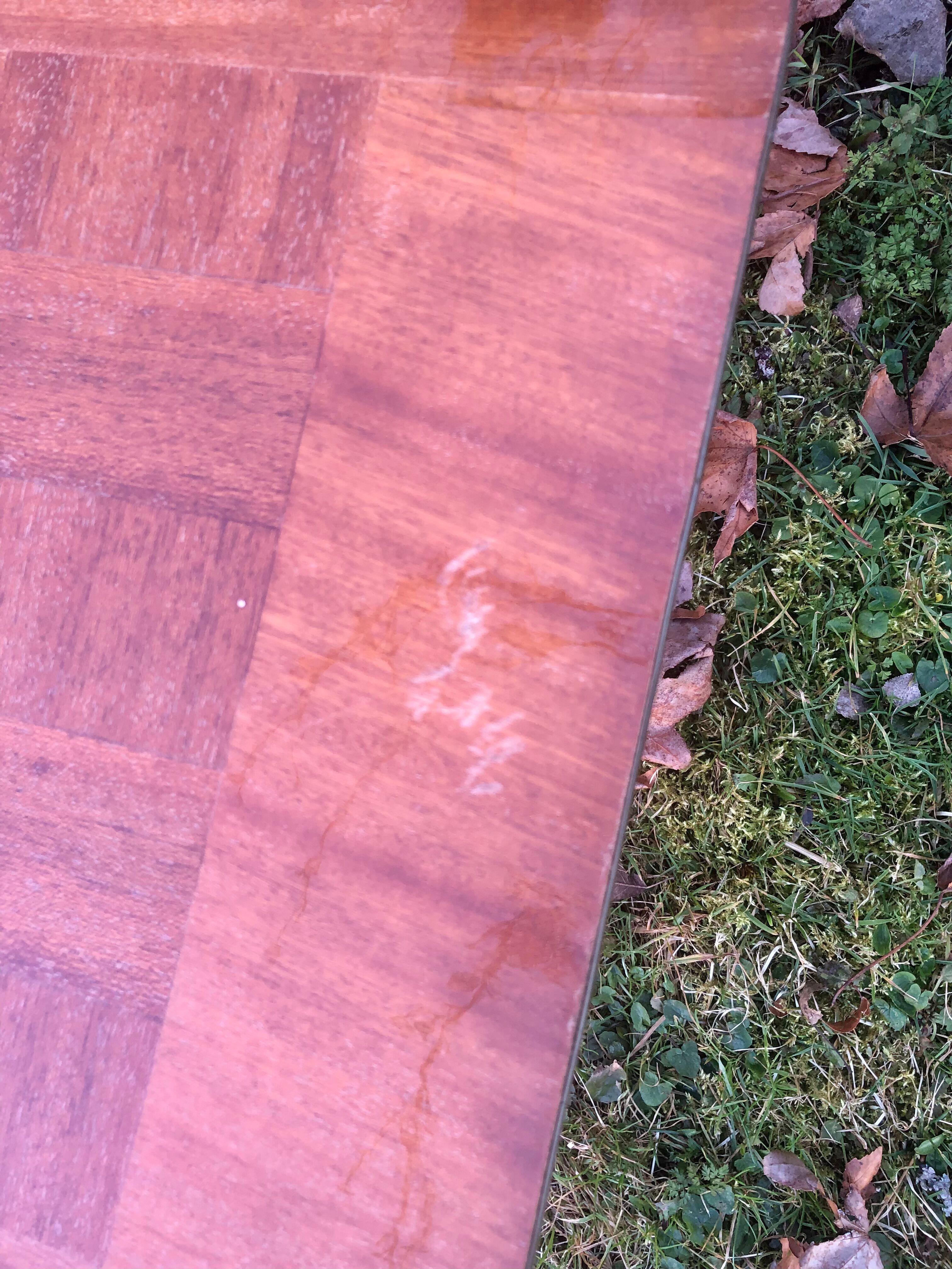 Varnished coffee table