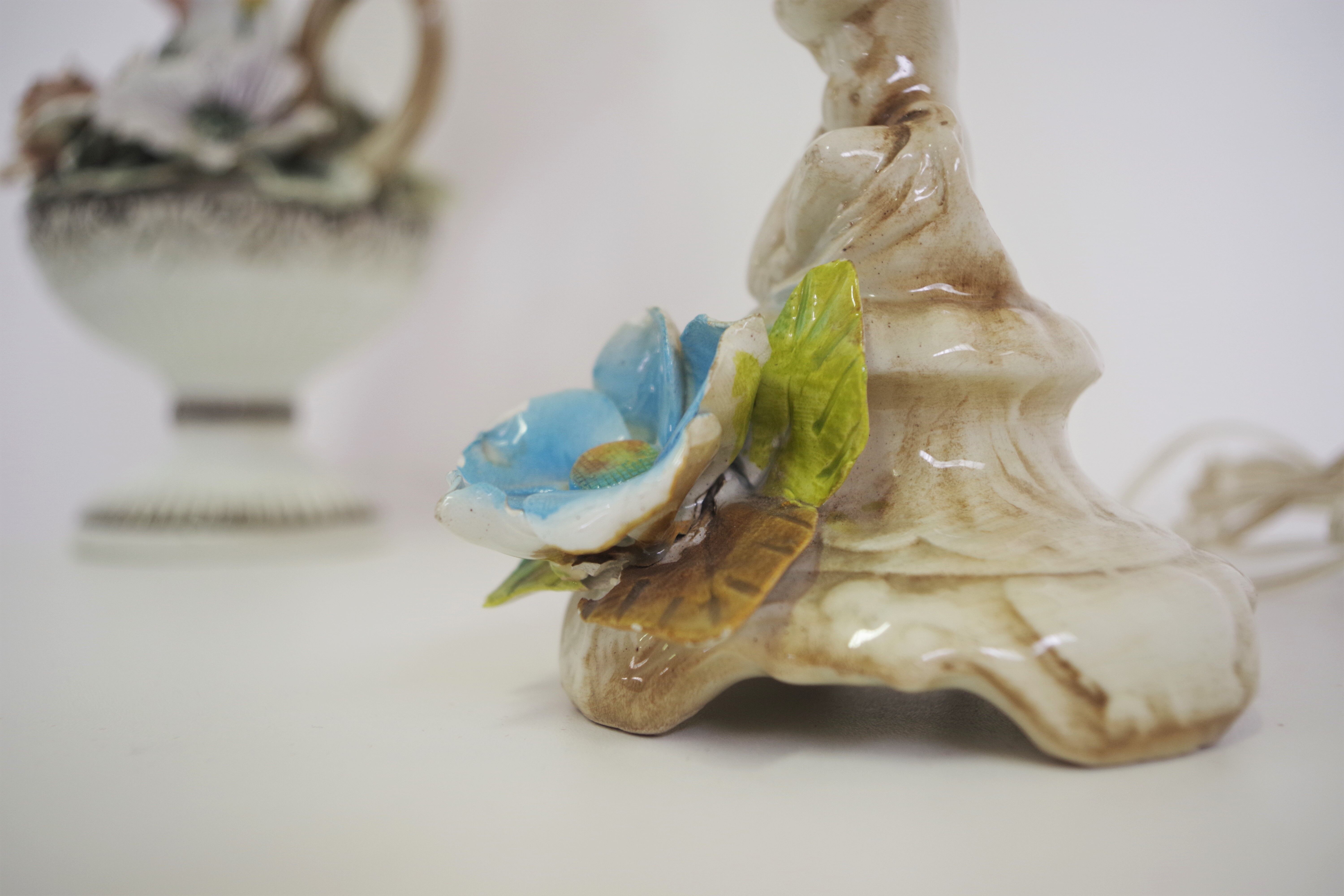 Desk Lamps with Lampshades Day, 1950s, Set of 2