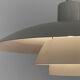 Pendant light PH 4/3 by Poul Henningsen for Louis Poulsen. Denmark 1970s