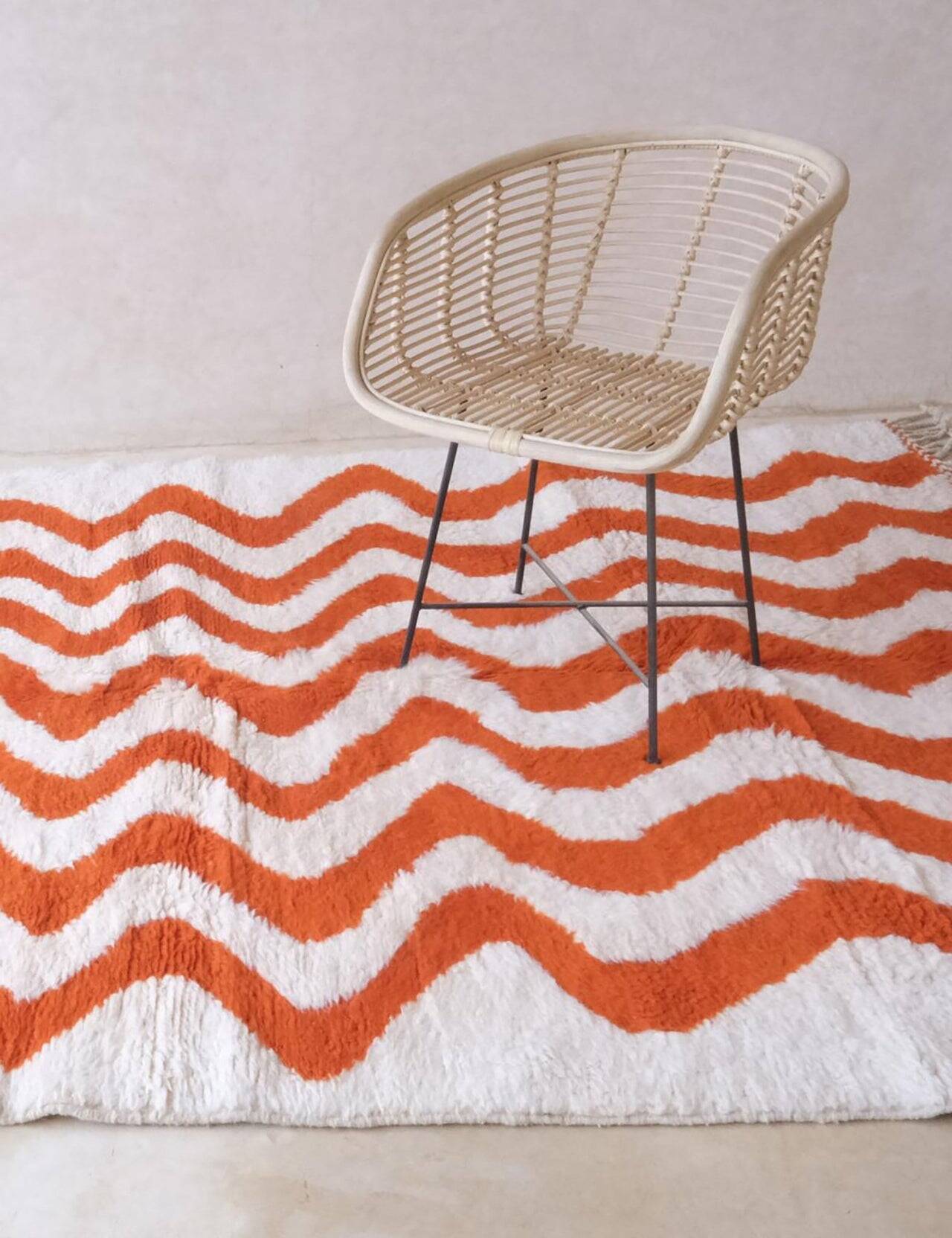Tapis beni ouraine en laine tissé main 200 x 300 cm