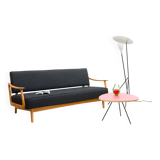 Magnifique Daybed/canapé au design épuré des années 50